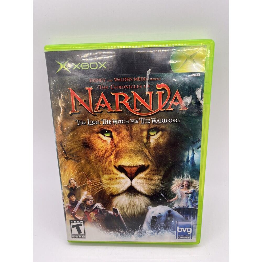 Chronicles of Narnia The Lion The Witch and The Wardrobe Xbox - CIB - TESTED